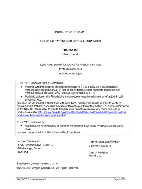 PRODUCT MONOGRAPH INCLUDING PATIENT MEDICATION .